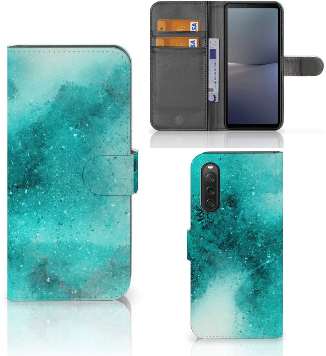 Hoesje Sony Xperia 10 V Painting Blue