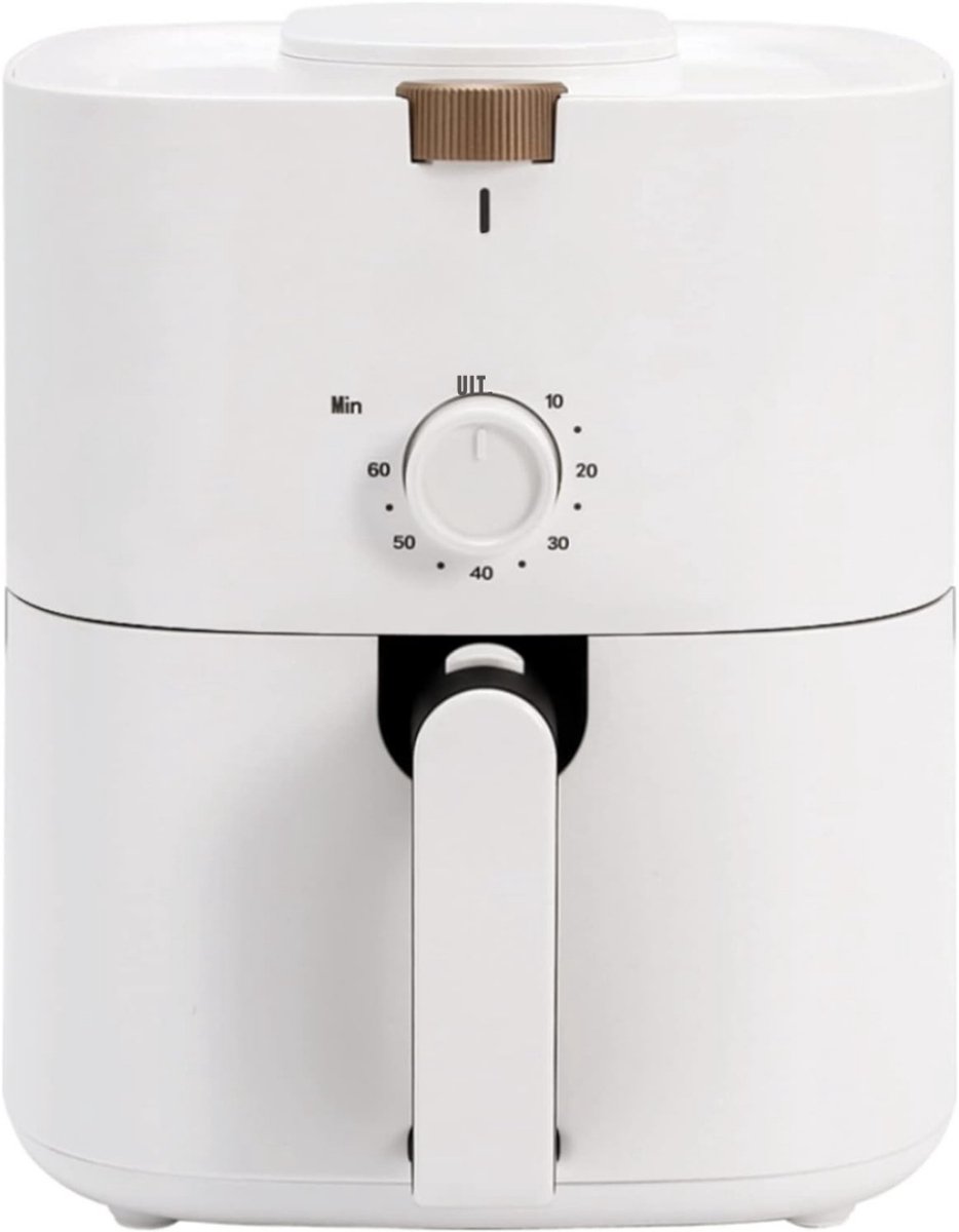 REN® Airfryer xl - Airfryer xxl - Heteluchtfriteuse - Frituur, grill, bak en braad - Wit - 37cm x 30cm x 36cm
