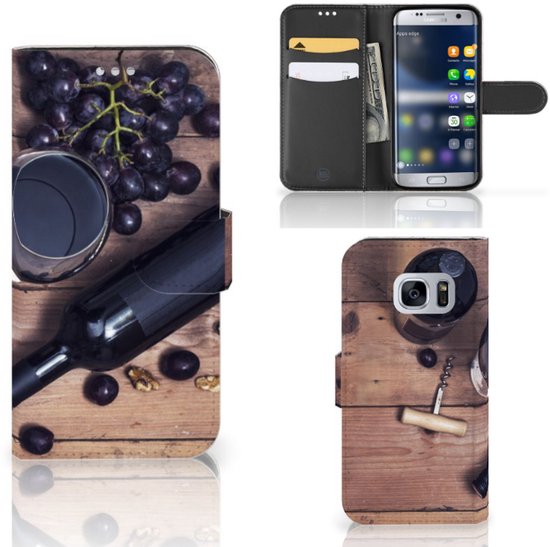 Coque Samsung Galaxy S7 Protecteur Flip Housse Du Vin