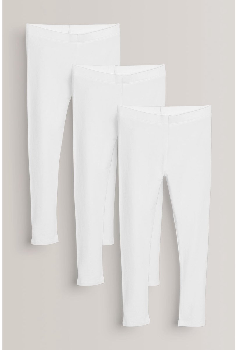 Next - Meisjes - Verpakking van 3 leggings - Wit