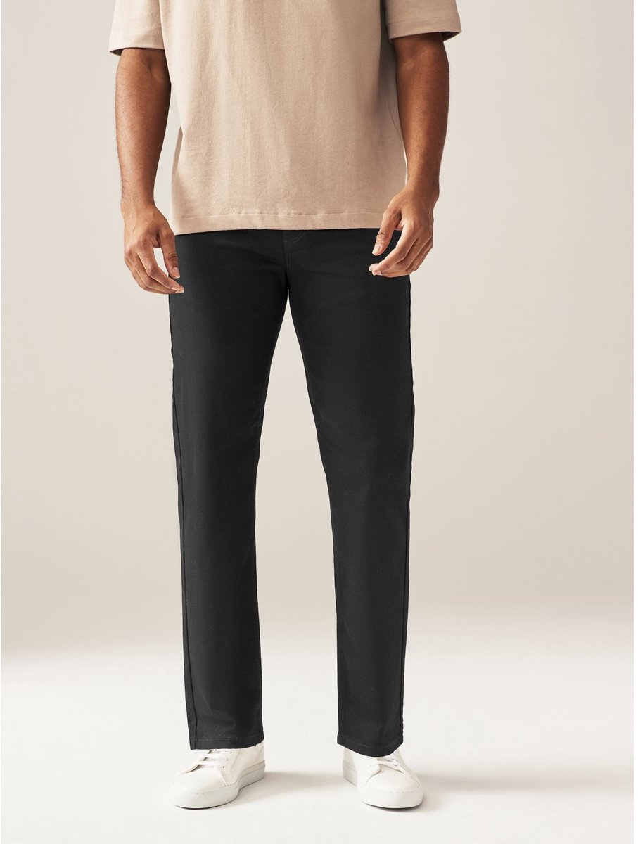 Next - Heren - Klassieke stretchjeans met rechte pijpen - Zwart