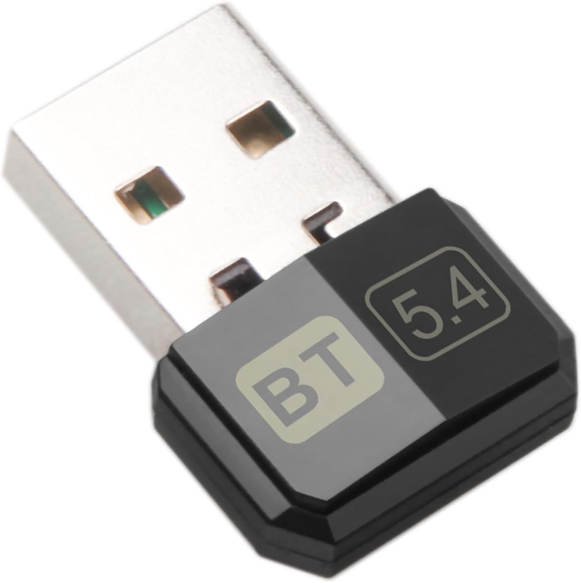 Bluetooth 5.4 USB Adapter Dongle (EDR & BLE), Plug & Play Bluetooth Stick voor PC, Laptop und Desktop-Computer, kompatibel met Windows 11/10/8.1/7