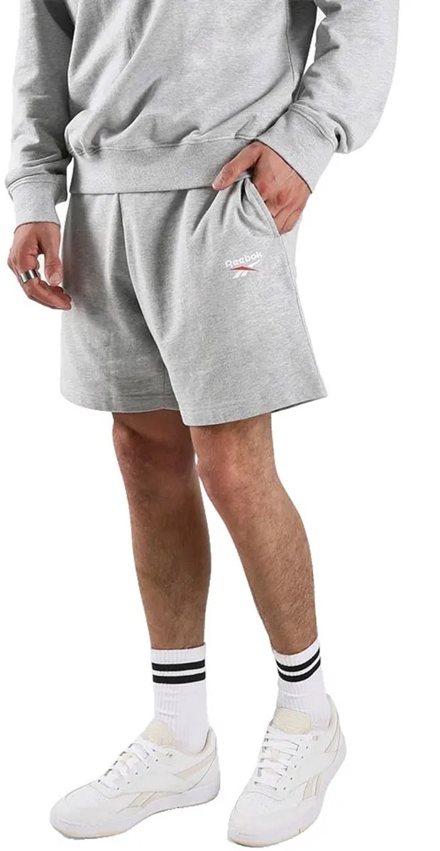 Reebok Small Logo Korte Broek S Man Grijs