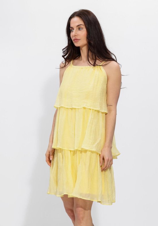 Moves Mejse Dress 4629 Dames - Robe - Jaune - Taille 34