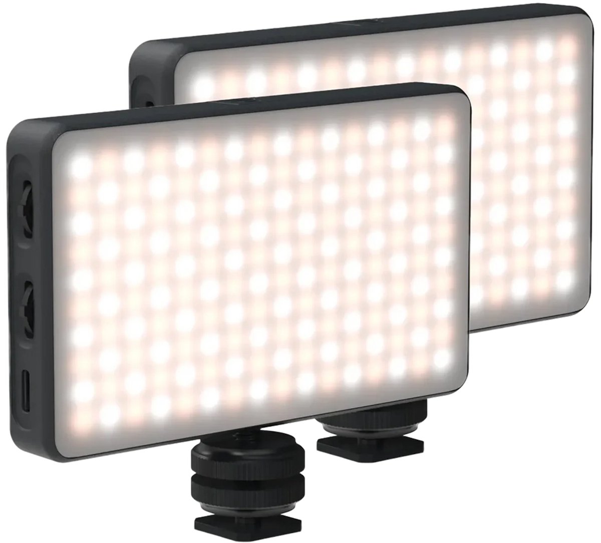 Shiftcam ProLED Tweekleuren lichtpaneel – Instelbare helderheid van 0-100% – Natuurlijke kleurtemperatuur van 2500-6500K – Batterijduur tot 15 uur - Zwart