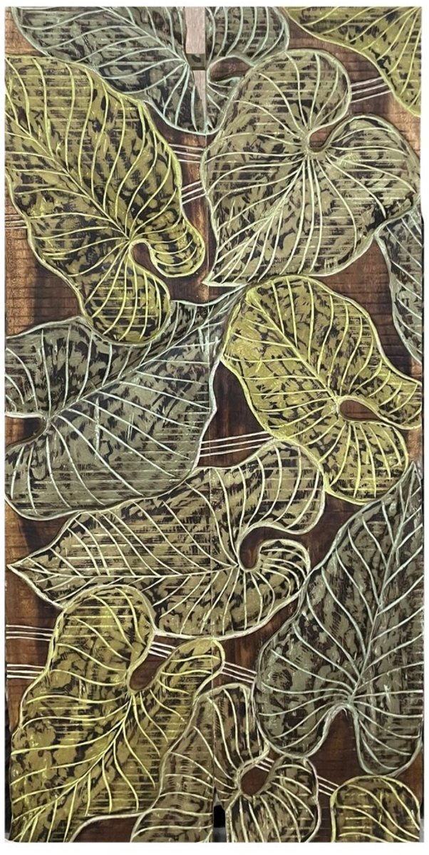 Suarhouten wandpaneel Leaf XL