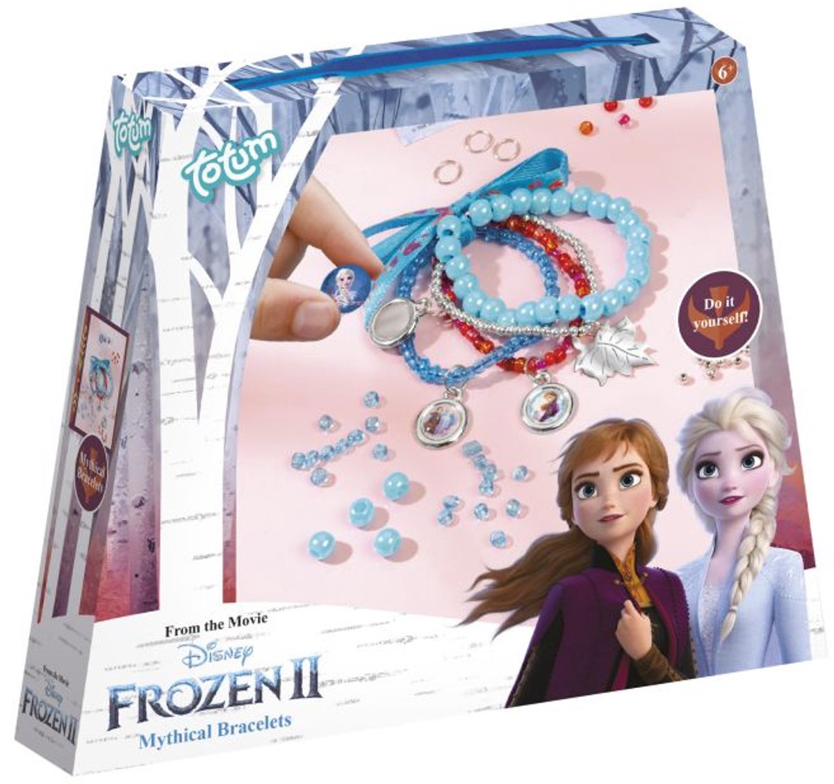 Disney Frozen luxe kralen bedel armbandjes maken speelgoed meisjes vanaf 5 jaar - Totum sieraden maken met Anna Elsa prinsessen - cadeautip knutselen — afbeelding 12