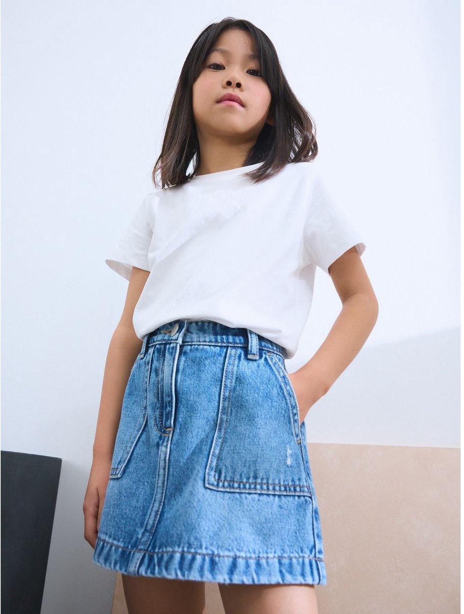 Next - Meisjes - Denim skirt - Blauw