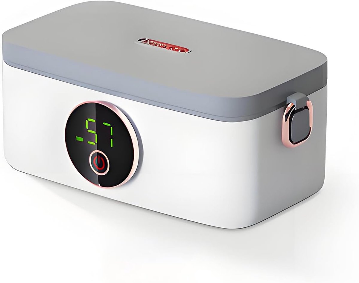 Electric Lunch Box - Voedselverwarmer - 1L - 16000mAh Oplaadbare Draadloze Lunchdoos voor Kantoor - Reizen - Auto