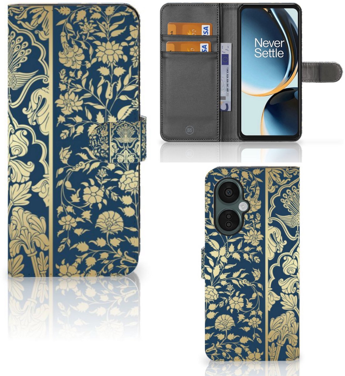 OnePlus Nord CE 3 Lite Hoesje Beige Flowers