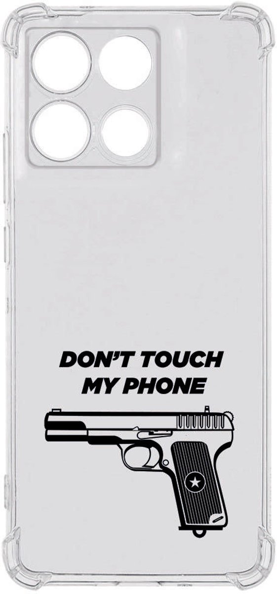 TPU Telefoonhoesje Motorola Moto G56 - Pistol DTMP backcover