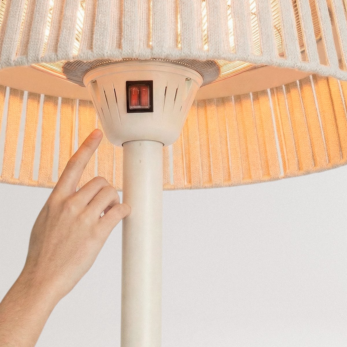 CREATE - Infrarood terras- en tuinverwarmer - Gebroken wit - PATIO HEATER – foto 5