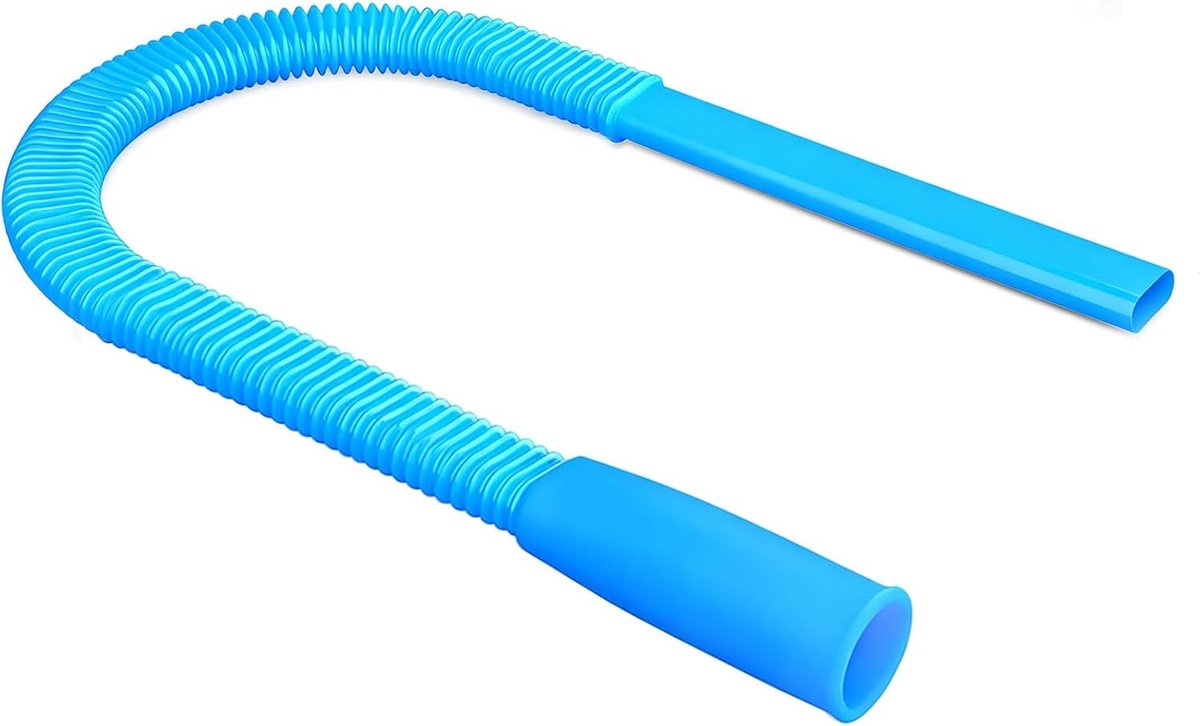 Slang - Stofzuigerslang - Kunststof - Universeel - Ventilatiepijp van de stofzuiger - Compatibel met de meeste stofzuigers - Geschikt voor het reinigen van de uitlaatopeningen van wasdrogers - 80cm - Blauw