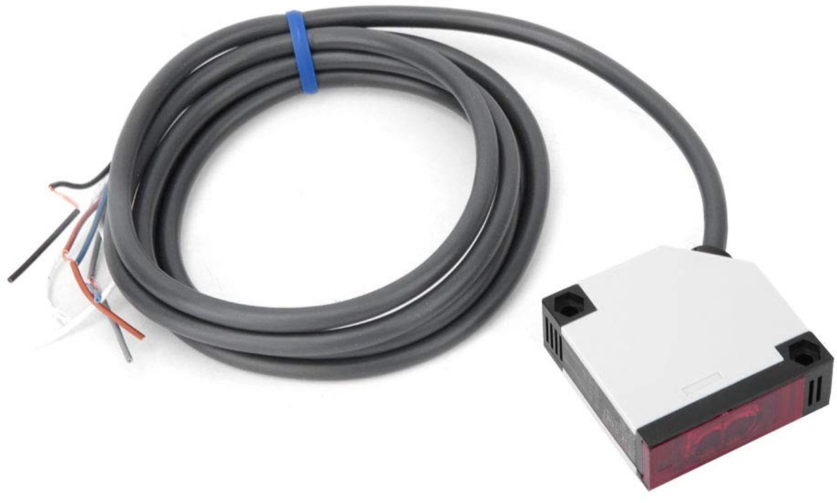 Allecto - Reflecterende Foto-elektrische Sensor - IP65 - Compact en Nauwkeurig - LED Indicator - Betrouwbare Sensor - Geschikt voor Buiten - Zwart