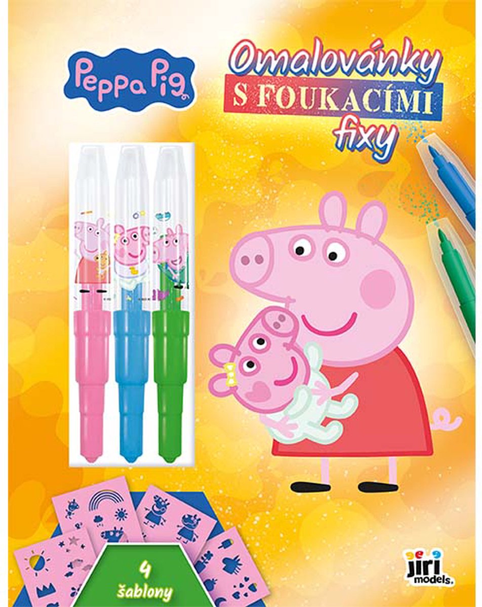 Peppa Pig Kleurplaten met blaasmarkeringen - UNI