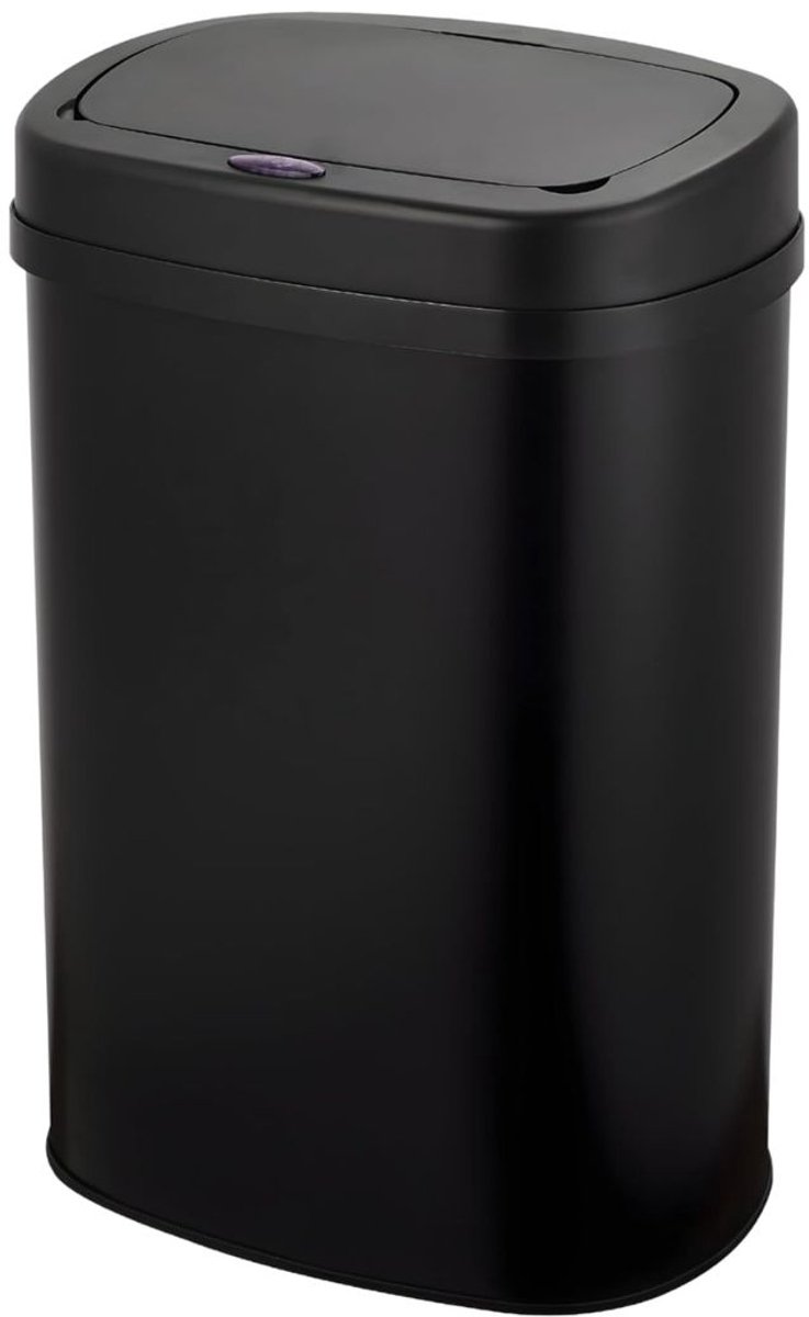 KAD® Prullenbak 60 Liter - Prullenbak - Prullenbak met Sensor - Zwart - 29cm x 40cm x 72cm
