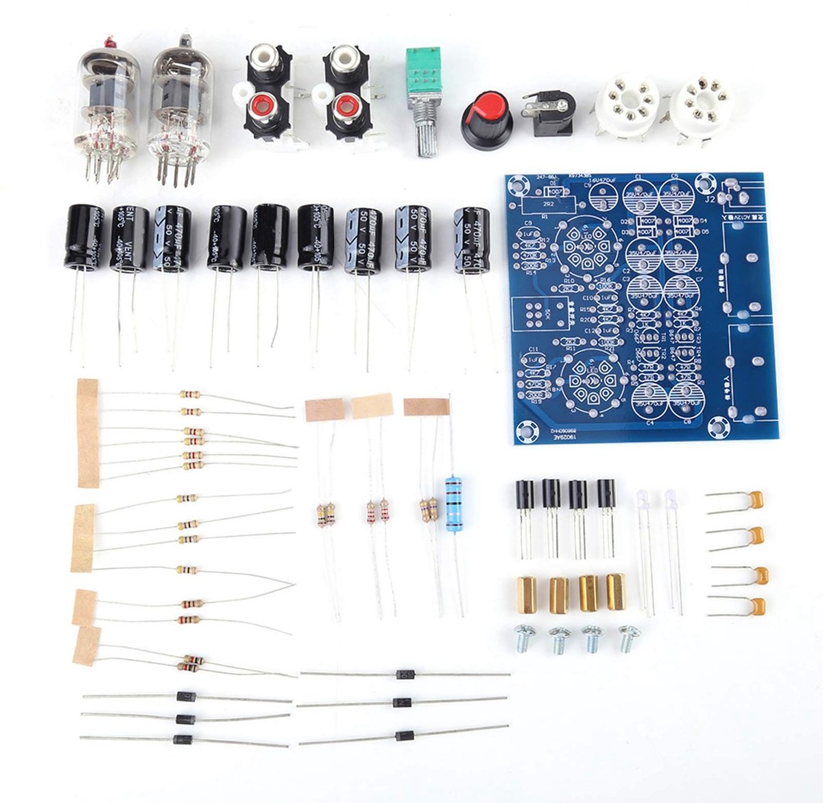 Shopcentral - 6J1 Valve Vacuum Tube - Hifi Stereo Audio Kit - Professionele geluidskwaliteit - 12 Volts - DIY Preamp - Geschikt voor audiofielen - Com