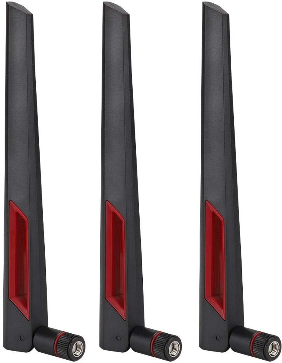 Shopcentral - High Gain Router Antenna - Dual Band Antenne - 8 dBi Omnidirectioneel - Koperkleur - Wifi Antenne - Verbeter je draadloze netwerk - Gesc