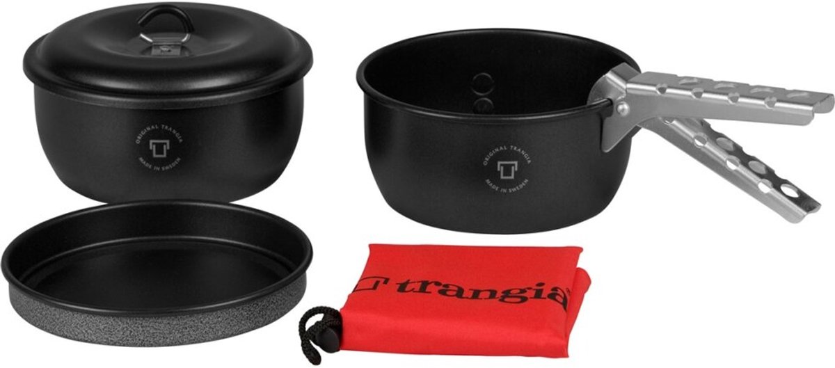 Trangia Tundra III camping pot en pan anti-aanbak non stick - 3-delige set