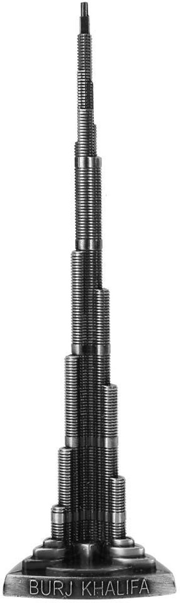 Allecto - Burj Khalifa Tower Model - Miniatuur Dubai Tower - Vintage Ornament - Uniek Geschenk - Decoratie - Architectuur Model - Geschikt voor Thu...
