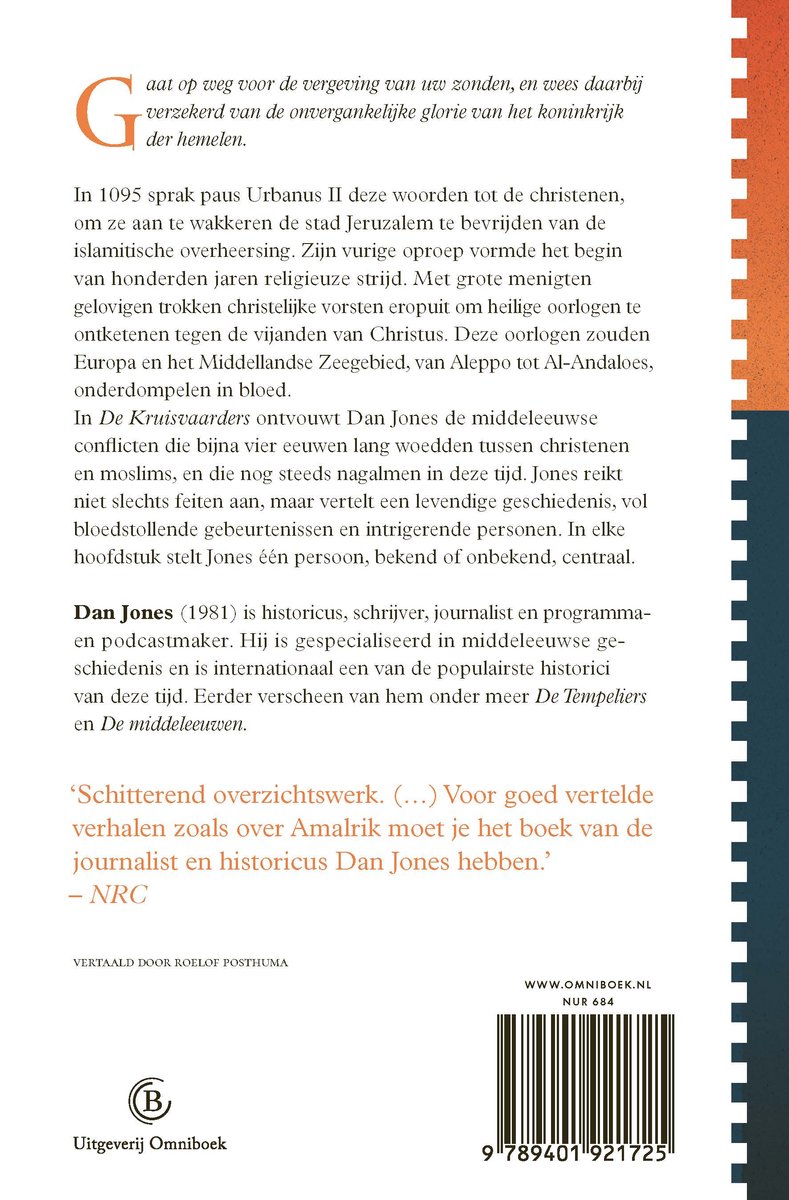 De Kruisvaarders - back cover