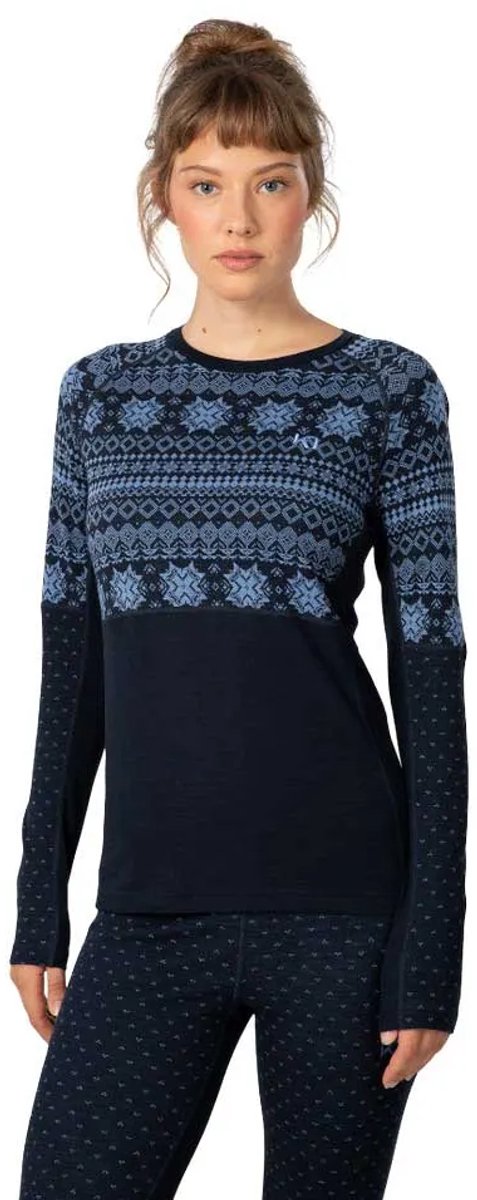 Kari Traa Vilma T-shirt Met Lange Mouwen Vrouw Blauw