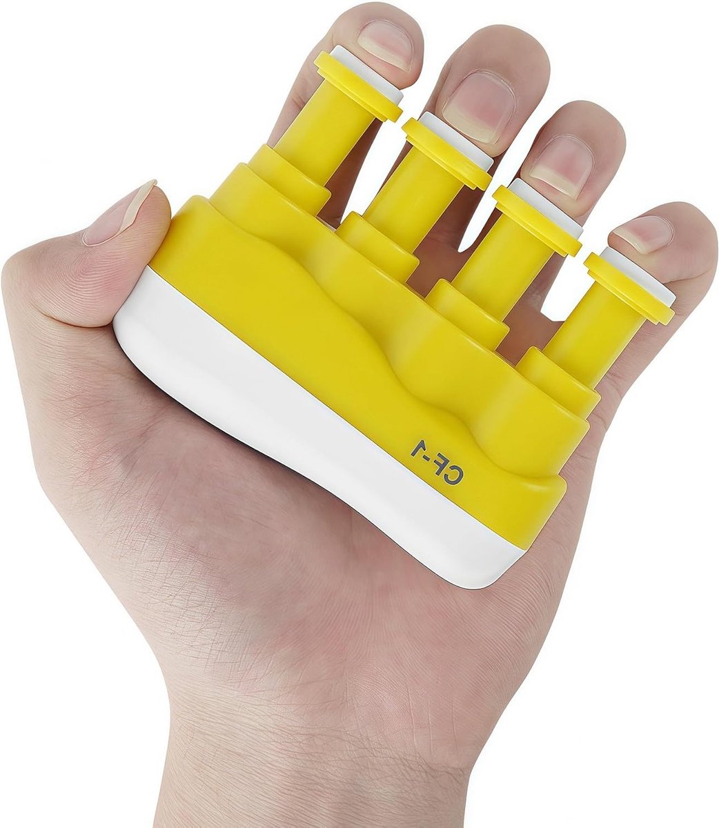 Vingerversterker voor Gitaar en Bas, Oefening voor Vingersnelheid en Grip, Handkracht Trainer voor Muzikanten
