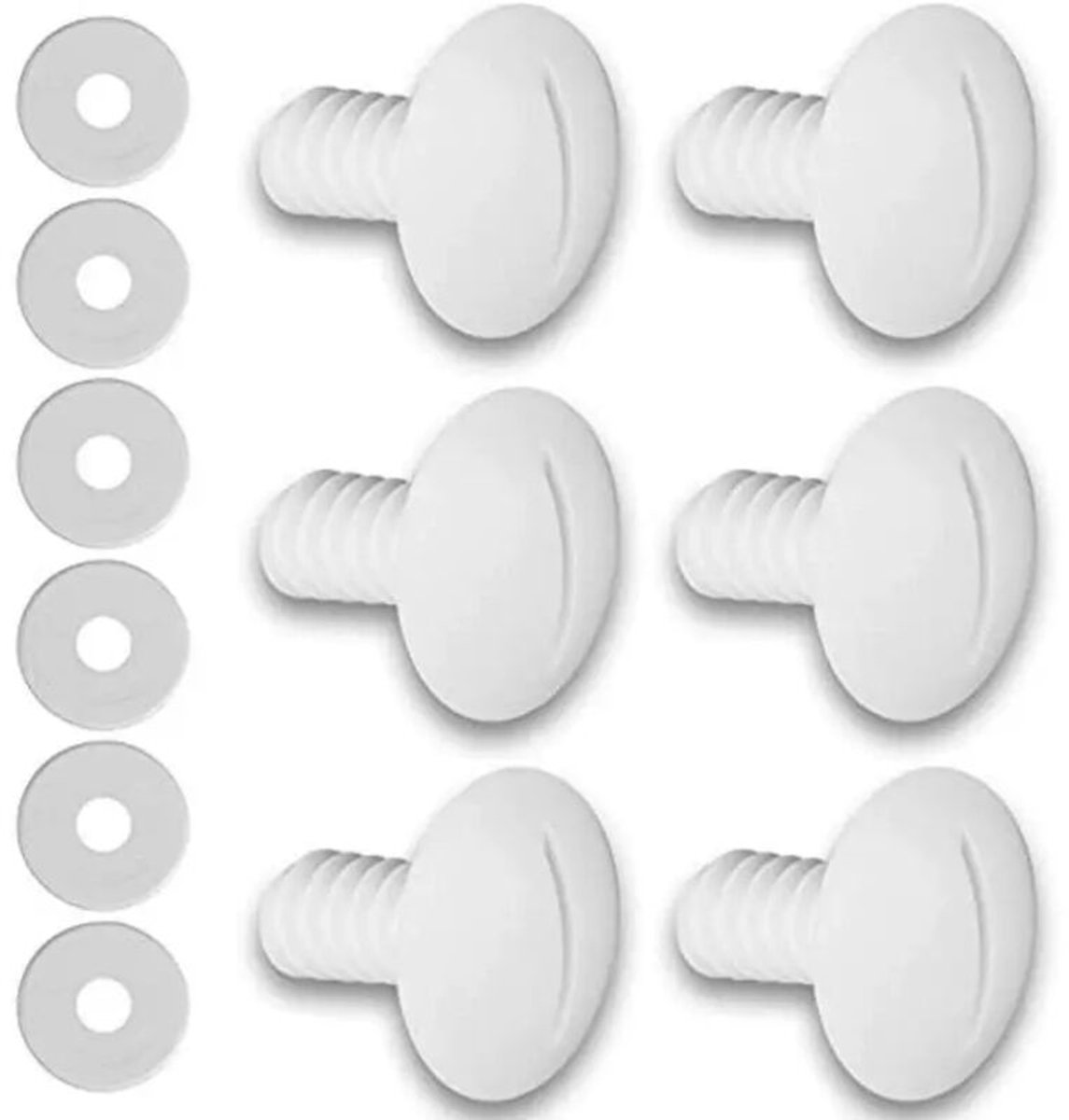 12 kunststof naafbouten geschikt voor Polaris 180/280 zwembadreinigers, C55 C-55 zwembadreiniger compatibele onderdelen.