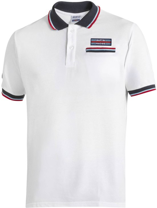 Sparco Martini Racing Polo met borstzak - marineblauw / M van Merkloos — afbeelding 3