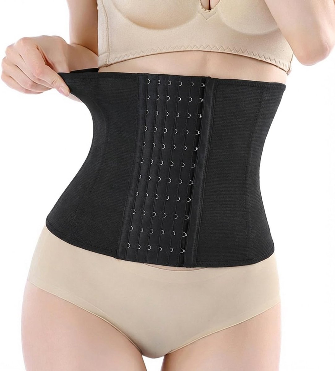 Verstelbare postpartum buikband, ademend mesh korset en tailletrainer voor dames, figuurcorrigerend shapewear voor een slanker figuur en betere houding