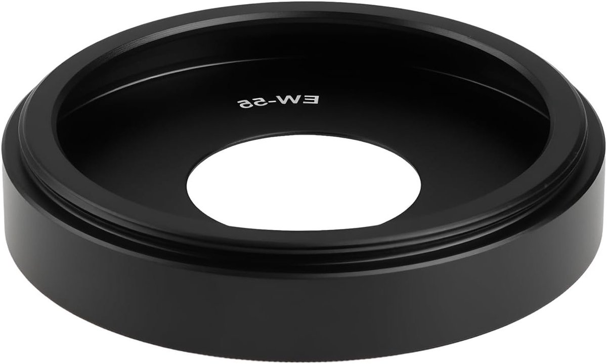 Ronde metalen lenskap EW-55 voor Canon RF 28mm f/2.8 STM - Bescherming, Verkleining van Lensflare, Fotografie Accessoire