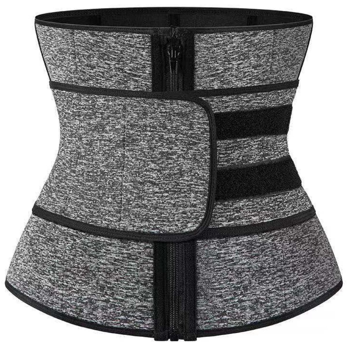 carmdering - Dames Tailletrainer - Buikband Met Ritssluiting - Neopreen Sportcorset - Verhoogt Transpiratie - Ondersteunt Lendenen - Neopreen - Naadloos Design - Verbeterd Houding - Discreet Draagbaar - 1 Stuks-XL