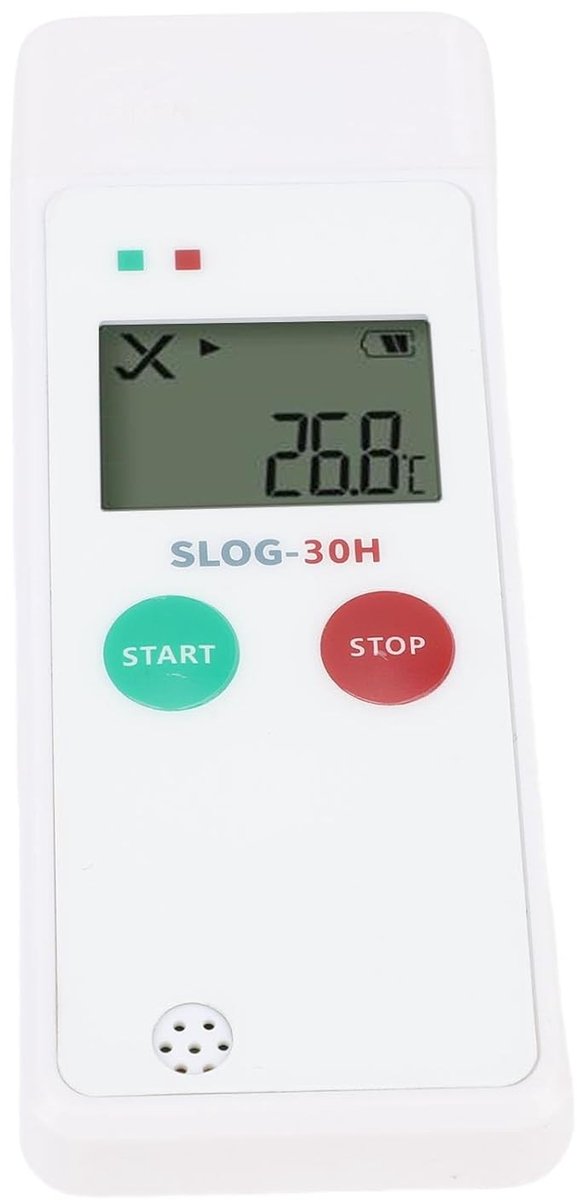 Allecto - Temperatuur en luchtvochtigheid datalogger - Dataopslag - Hoge nauwkeurigheid - Koelkastthermometer - PDF CSV rapport - Geschikt voor koe..