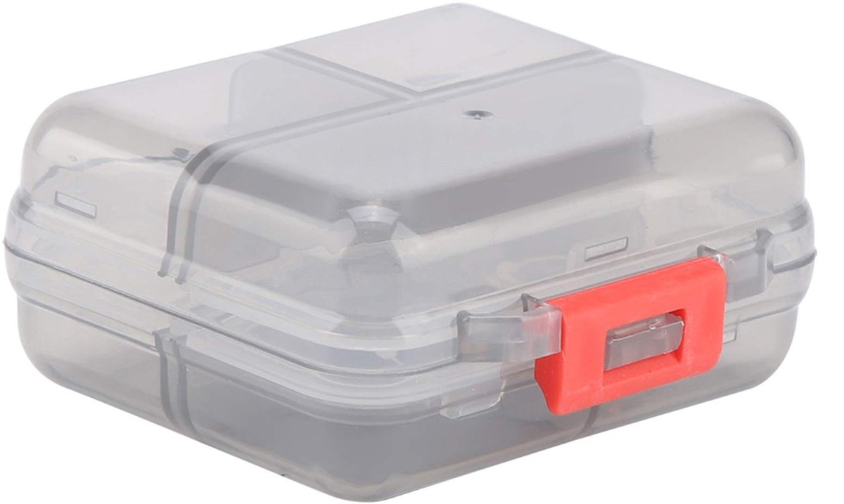 Store_7 - Draagbare Medicijntablet Pillendoos - 7 Roosters Organizer - Duurzaam en Reisvriendelijk - Grijs - Multifunctioneel - Geschikt voor Pille...