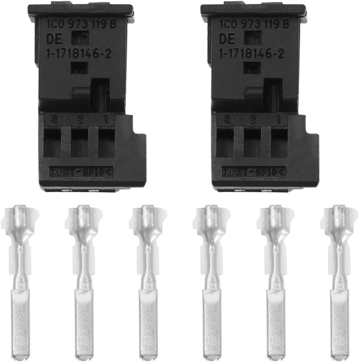 Dailygoody - Auto Draadboom Connector - Waterdicht - Zwart - 3 Pins - Geschikt voor Mercedes-Benz VW Audi - A0295455528