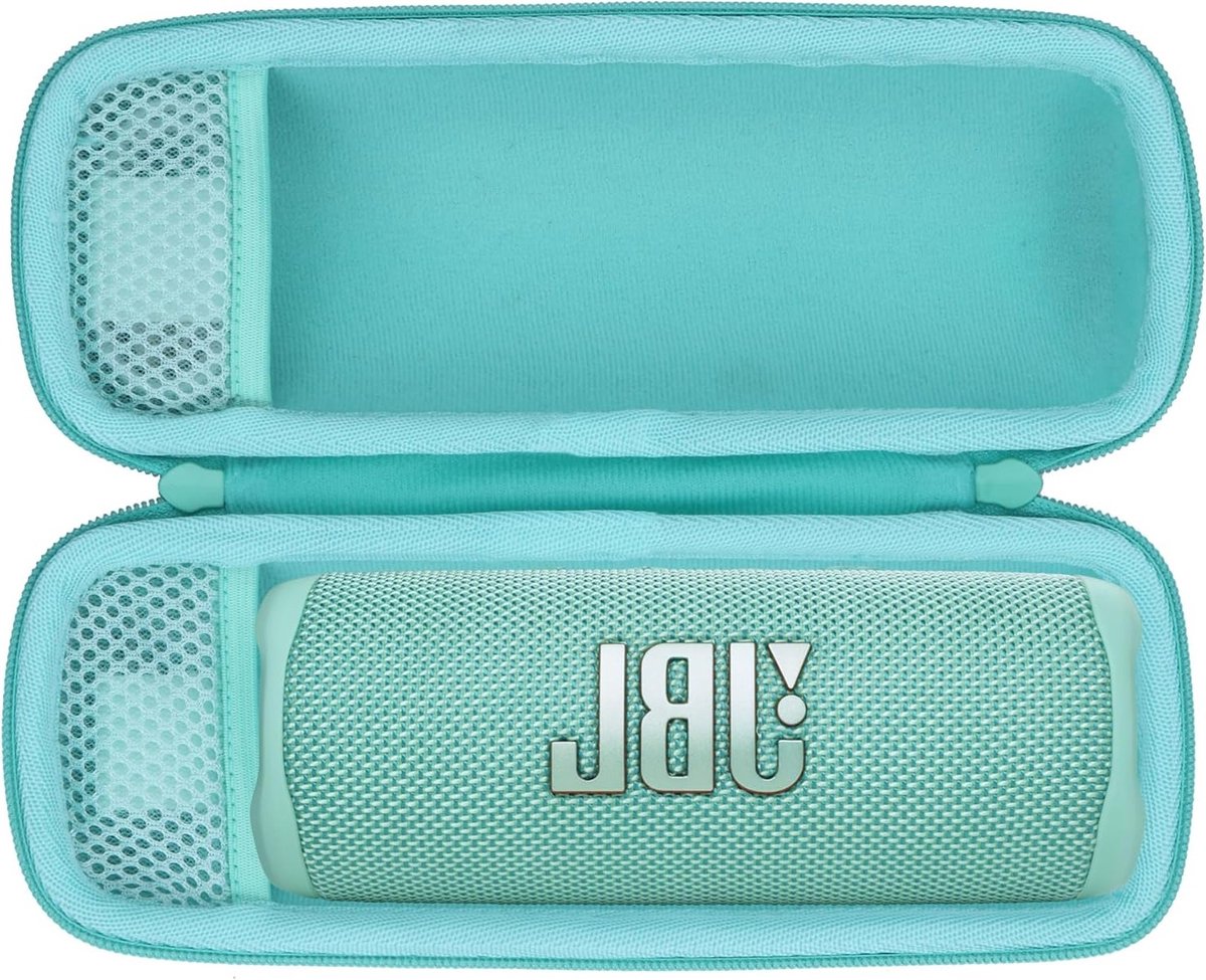 Duurzame en Waterdichte Hard Case voor JBL Flip 7, Flip 6, Flip 5 en Flip 4 Speakers in Teal Kleur