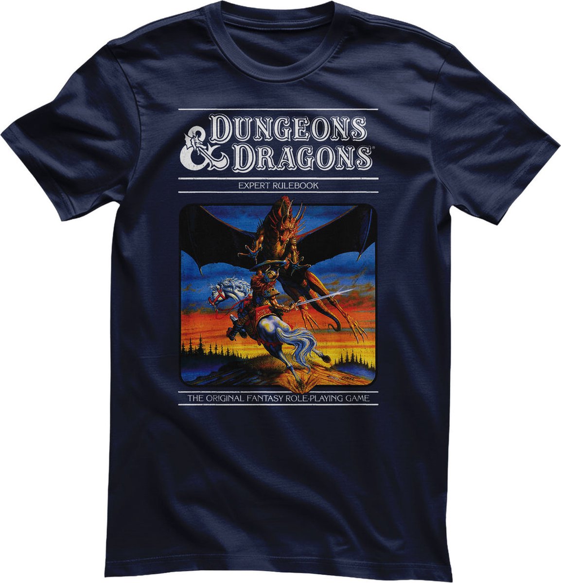 Dungeons & Dragons Expert Rulebook T-Shirt 4XL Zwart