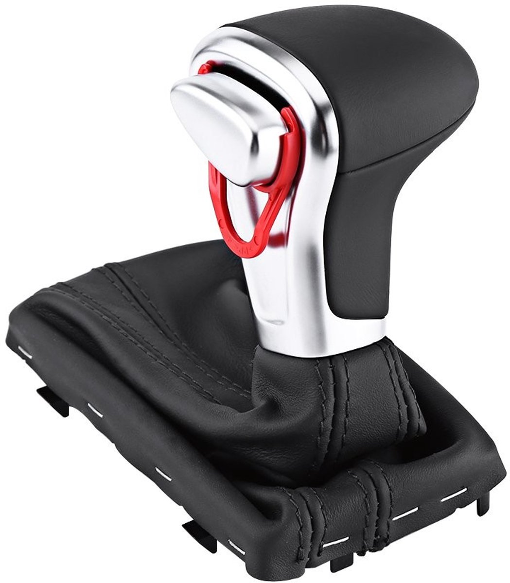 Dailygoody - Versnellingspook - Ergonomisch ontwerp - Zwart - Gaiter - Comfortabel schakelen - Geschikt voor Automatisch - Zwart leer