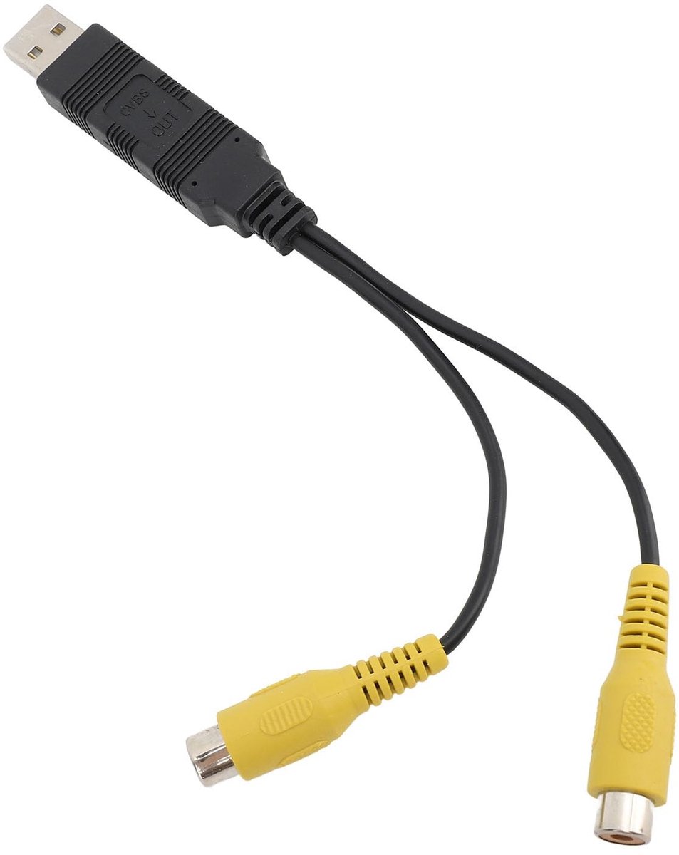 Dailygoody - USB naar CVBS Video Output Adapter voor Auto Entertainment System