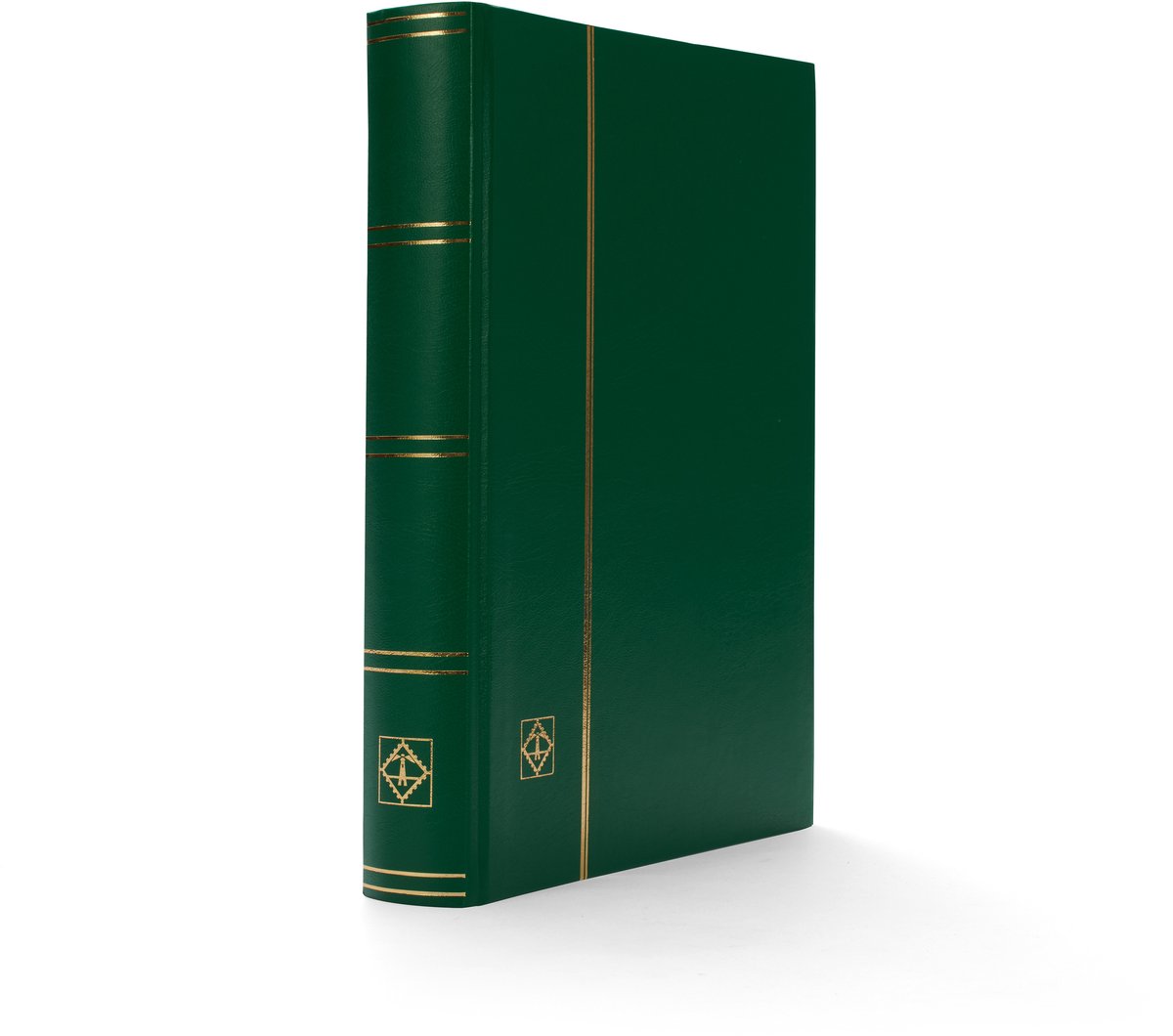 Postzegelinsteekalbum met 64 witte bladzijden - Basic W 64 groen