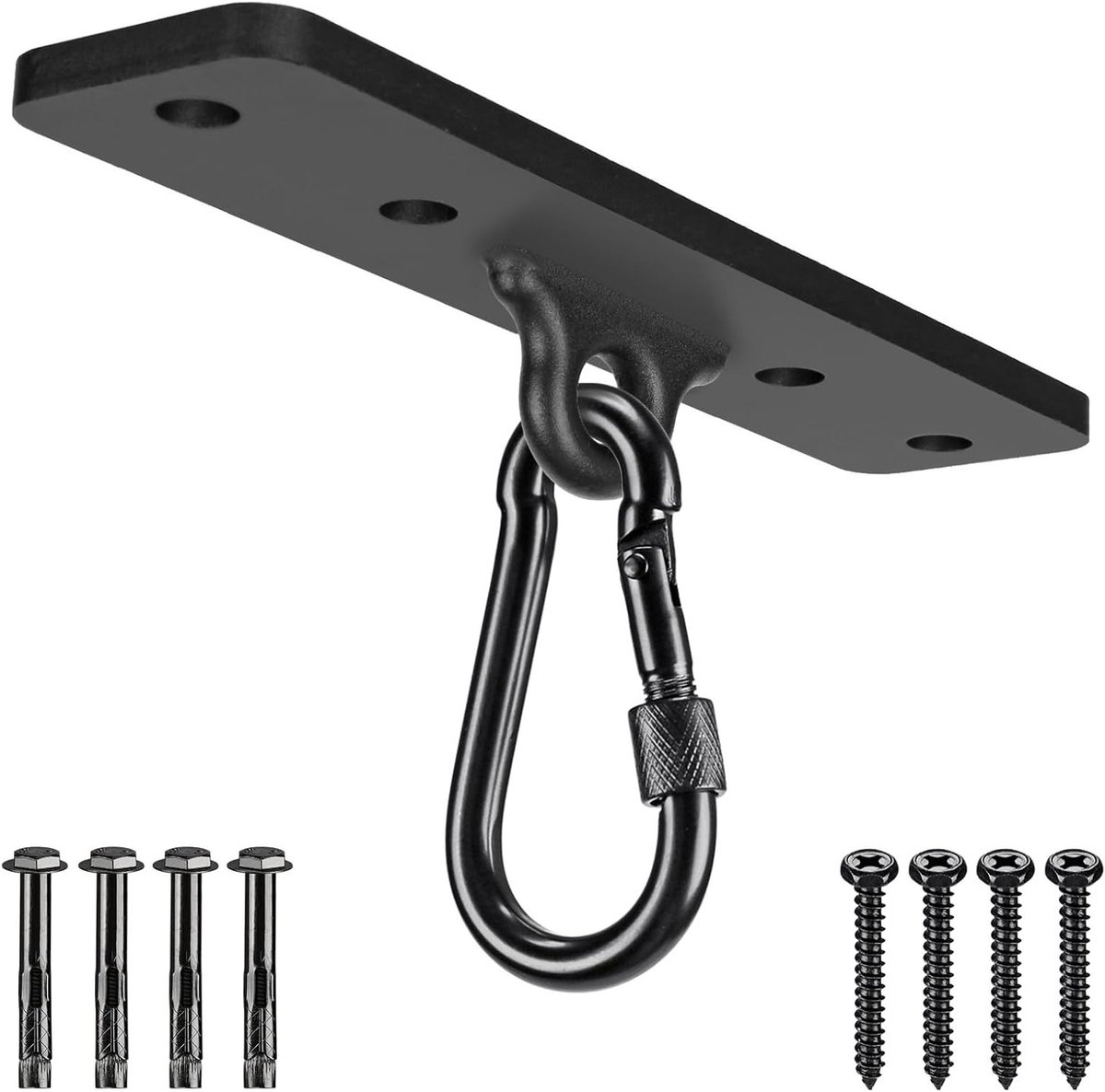 Zware Bokszak Hangers en Beugels voor Ceiling Mount, Ideaal voor Krachttraining, Aerial Yoga en Weerstandsbanden