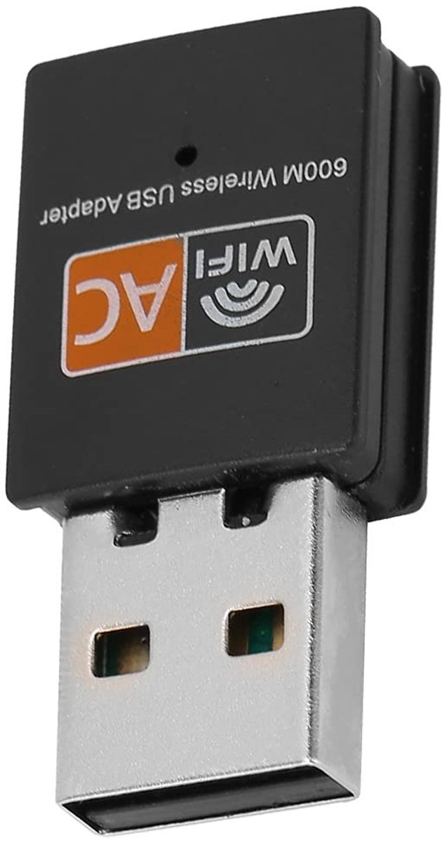 Dailygoody - Draadloze Netkaart - USB WiFi-adapter - Afneembare Antenne - Zwart - Draadloze Ontvanger - Geschikt voor Tv en Computer