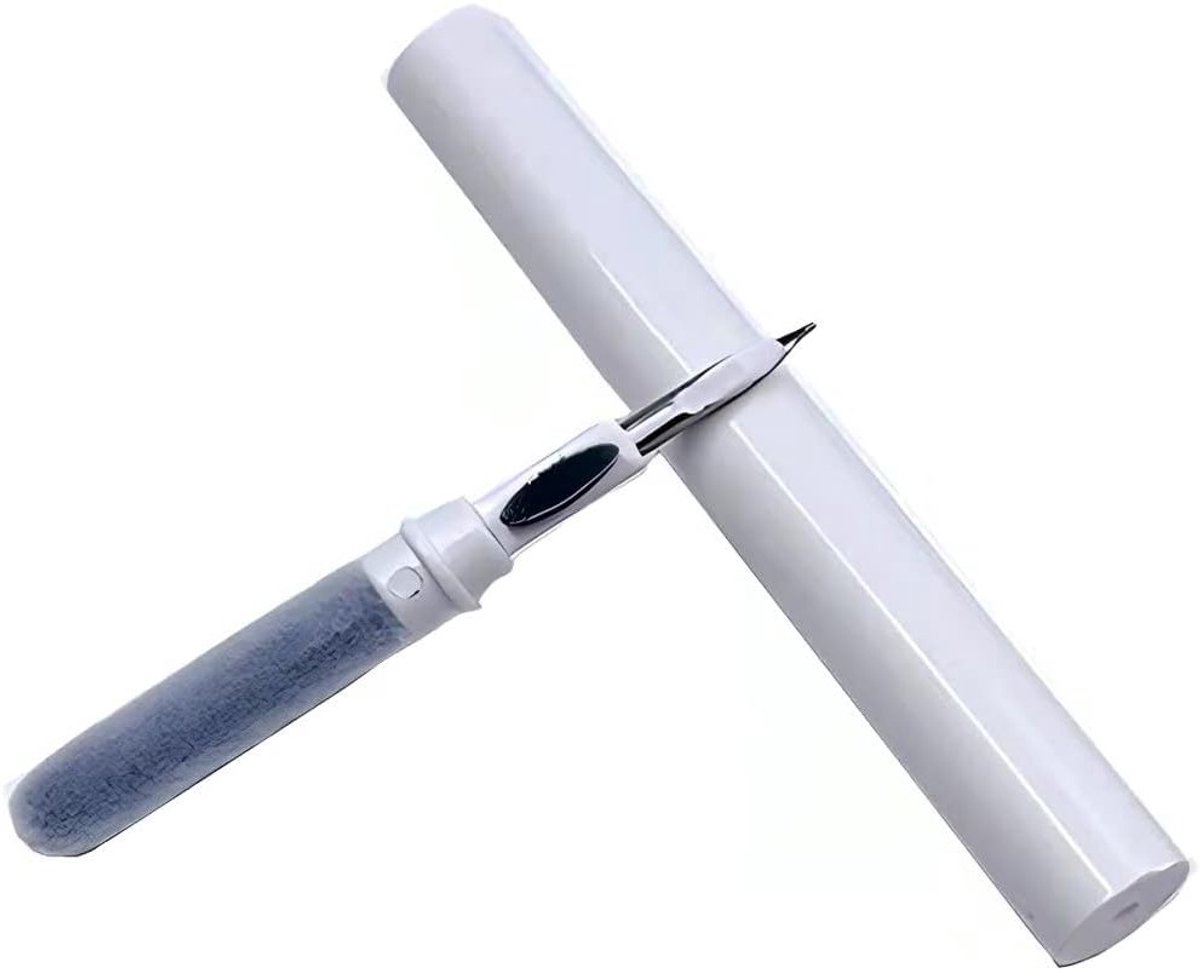 Multifunctionele Schoonmaakset voor AirPods 1, 2 en Pro - Reinigingspen, Zachte Borstel en Accessoires voor Bluetooth Oordopjes en Earbuds (Wit)