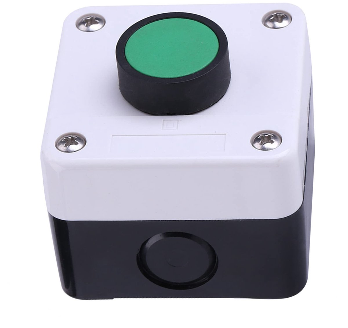 Dailygoody - Drukknopschakelaar - Weerbestendig - Eenvoudig te installeren - Groene knop - Besturingskast - Voor deuropener en garagedeur