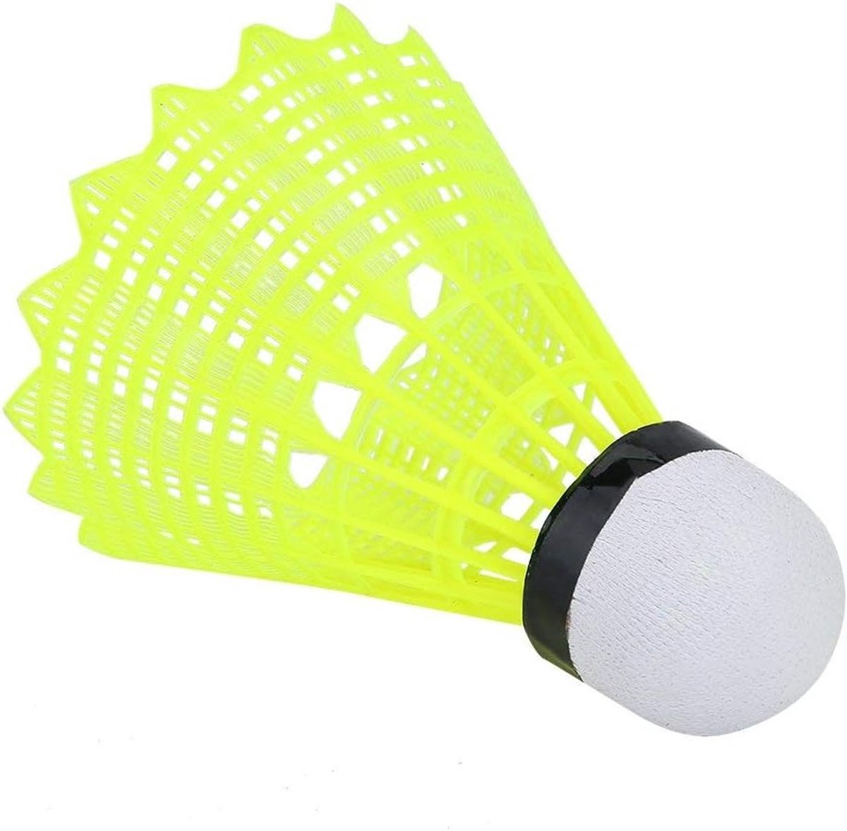 Set van 6 Nylon Badminton Shuttlecocks - Hoge Snelheid Shuttlecocks voor Indoor en Outdoor Training, Ideaal voor Sportliefhebbers