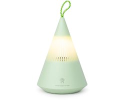 TRETTITRE TreSound Q Fresh Dewy Green - bluetooth speaker met campinglamp - IP67 - 360° - groen