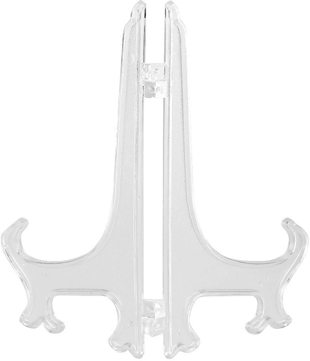 Dailygoody - Plastic Plat Folding Holders - Decoratieve Frame - Ideaal voor Bruiloften - 17,5 cm - Multifunctioneel - Voor Thuis en Commercieel Gebrui