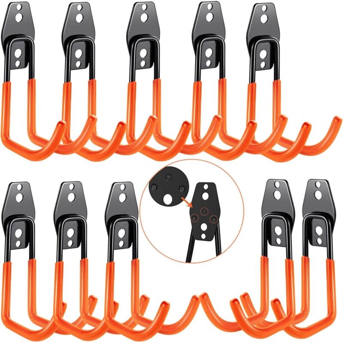 Snelkoppelingen, slangen en spuitpistoolfittingen geschikt voor Kärcher hogedrukreinigers, geschikt voor de modellen Kärcher K2, K3, K4, K5, K6 en K7, set van 2.
