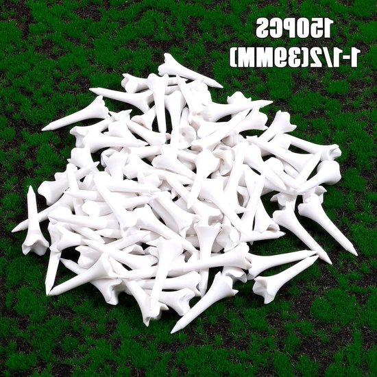150 Stuks Plastic Golftees 3.8 cm - Hoogzichtbare Tees voor Training op Golfbaan en Driving Range van Merkloos — afbeelding 4