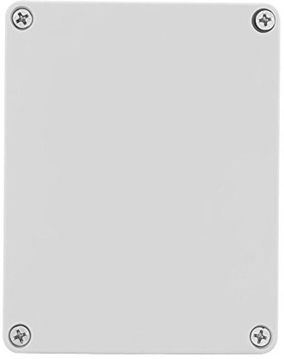 Aansluitdoos, waterdichte IP65, ABS-behuizing voor elektrische projectboxbehuizing met accessoires (115 x 90 x 55 mm)